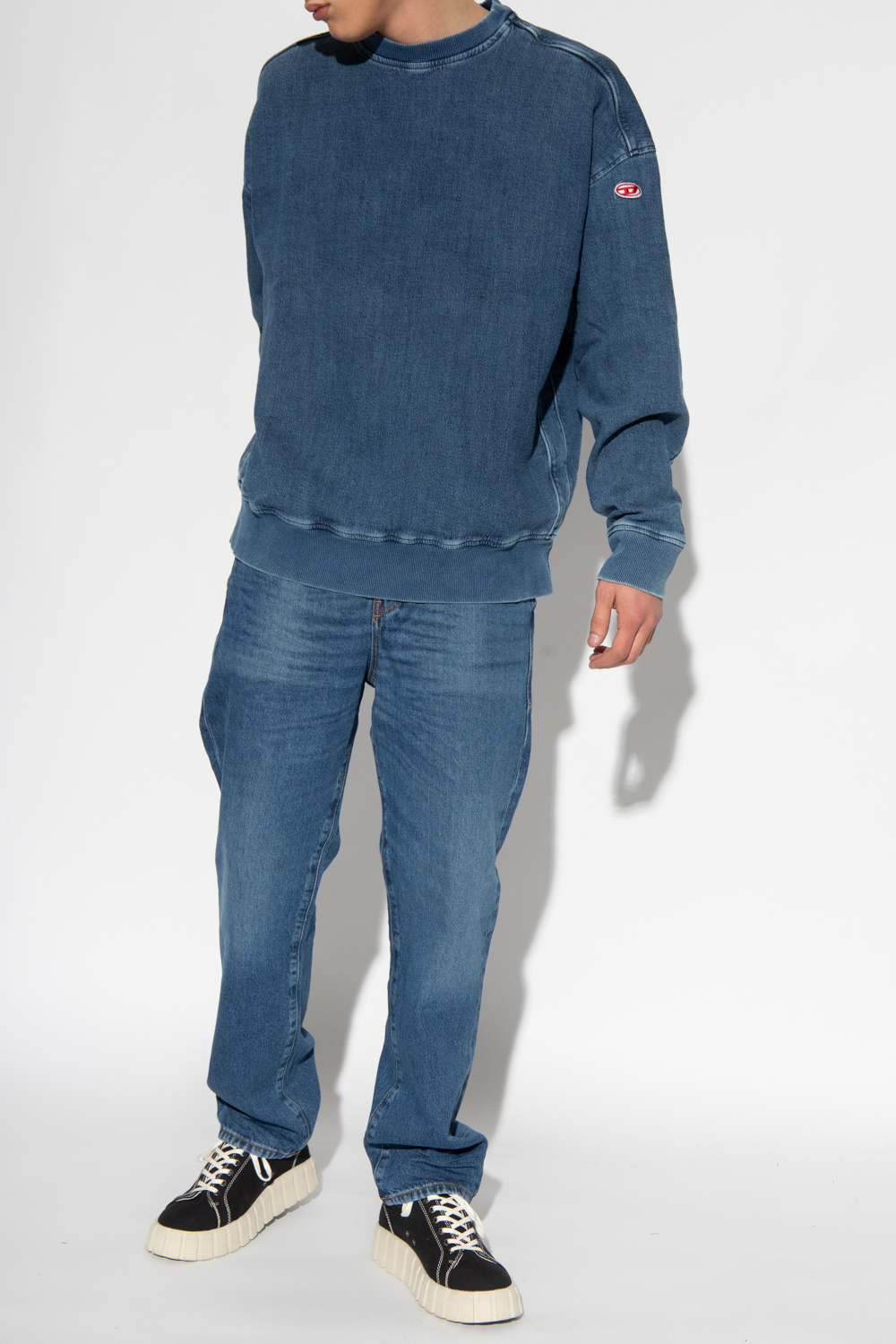 Blue 'D-KRIB-NE' denim sweatshirt Diesel - Vitkac Germany